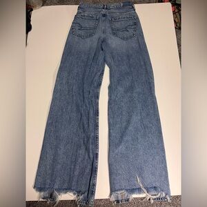 American Eagle super high rise baggy wide leg jeans